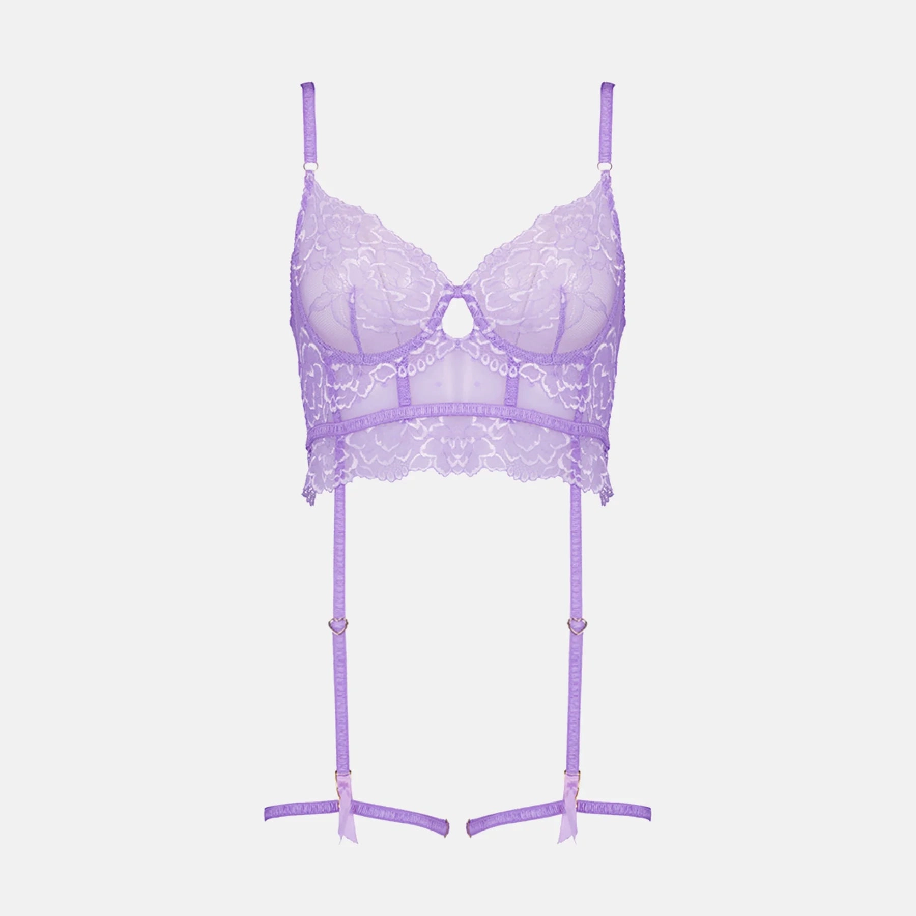 Lights On Bustier   Suspenders