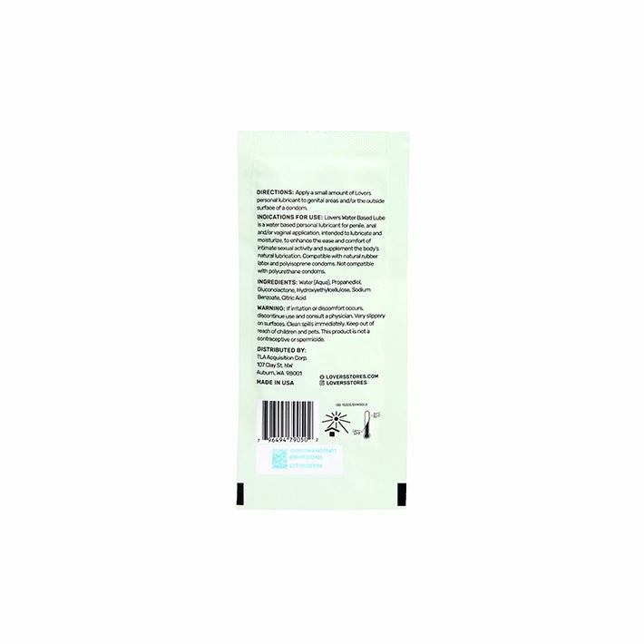 Lovers Water Based Lube Foil 10ml