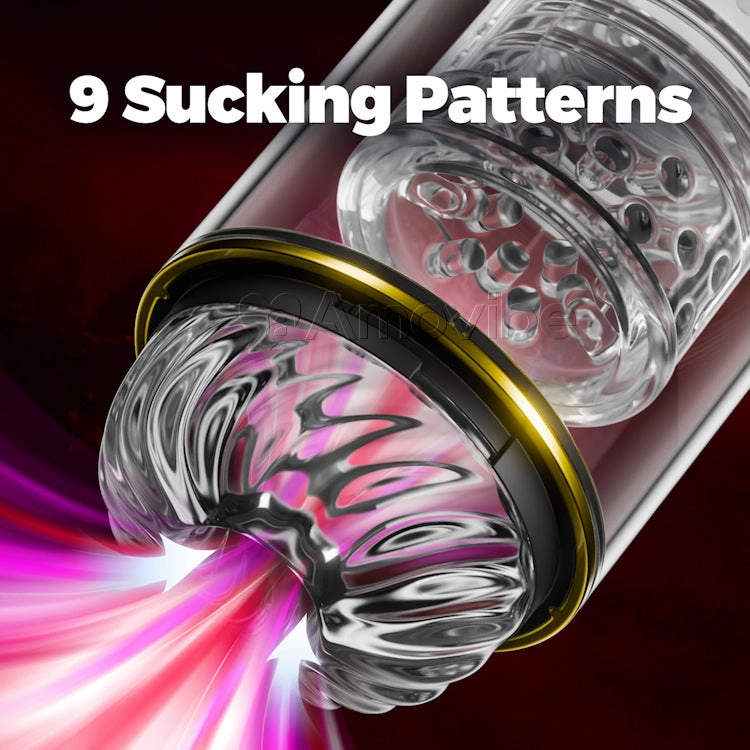 Male Sex Toys 9 Thrusting,9 Sucking & 9 Rotating Modes