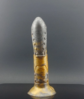 Model R 34 - Robot Dildo - Copper and Silver - 00-30 Firmness