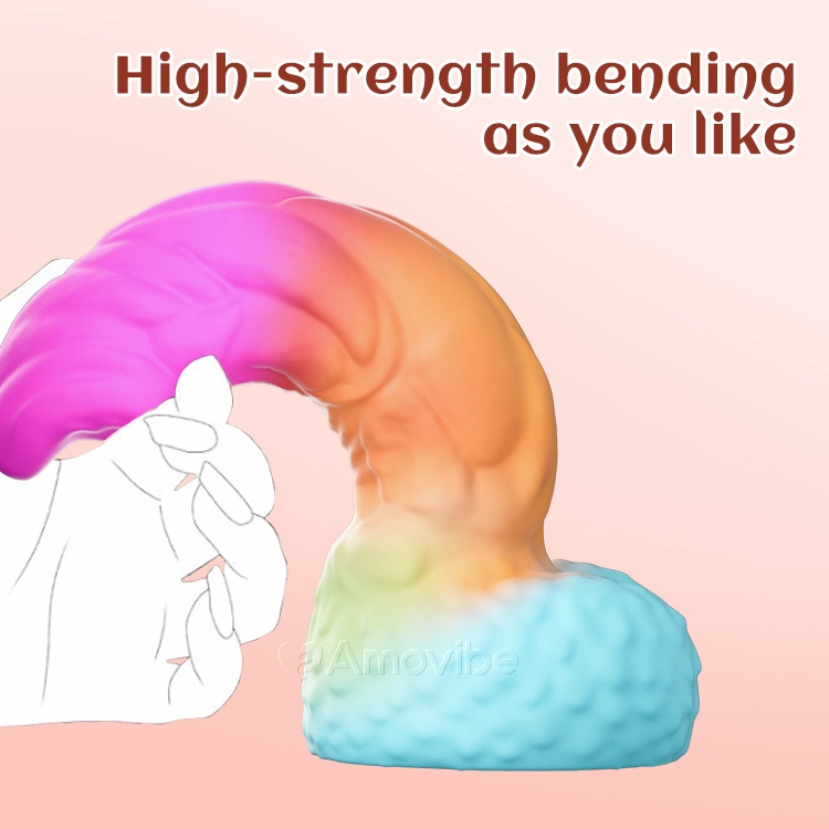 Monster Dildo - Colorful Realistic Silicone Dildo with Strong Suction Cup
