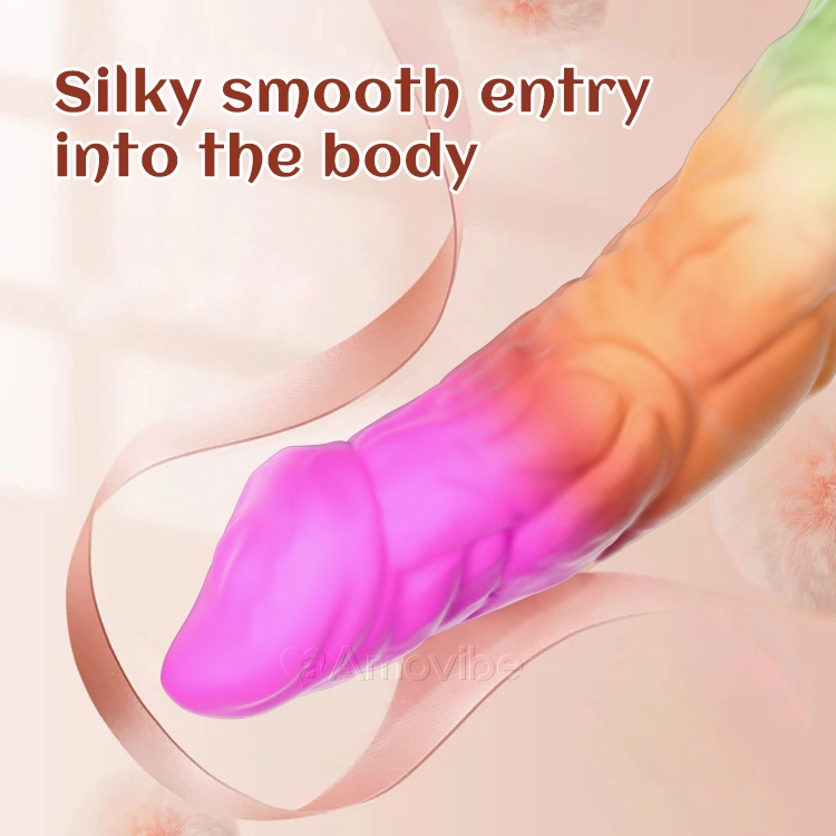 Monster Dildo - Colorful Realistic Silicone Dildo with Strong Suction Cup