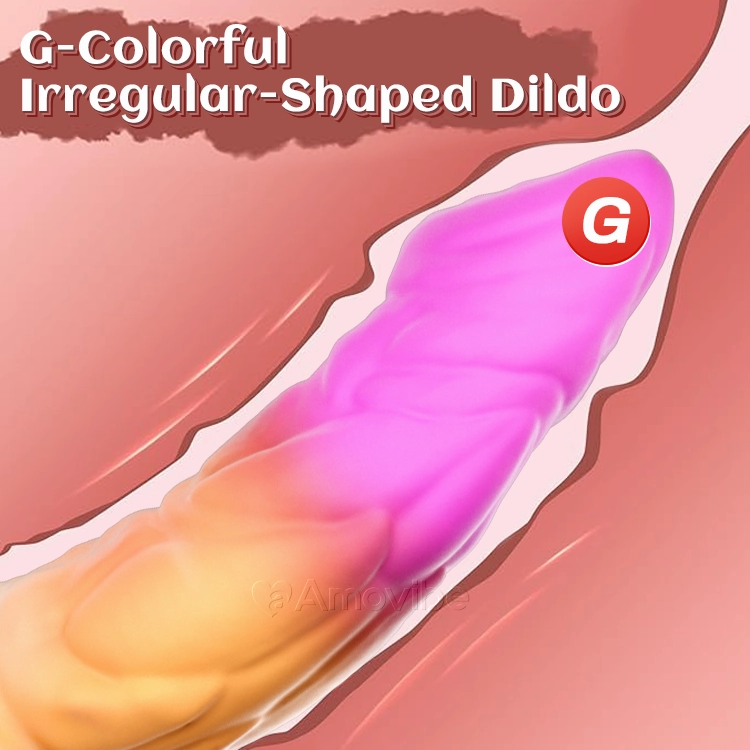 Monster Dildo - Colorful Realistic Silicone Dildo with Strong Suction Cup