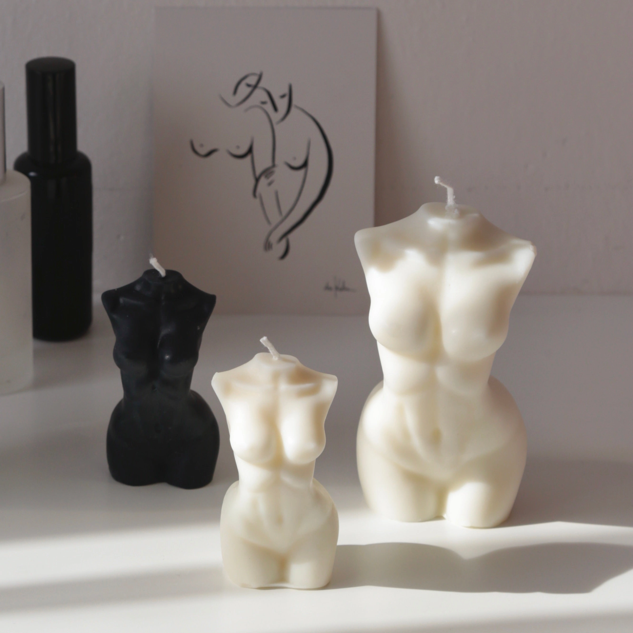 NADIA FEMALE FIGURE CANDLE