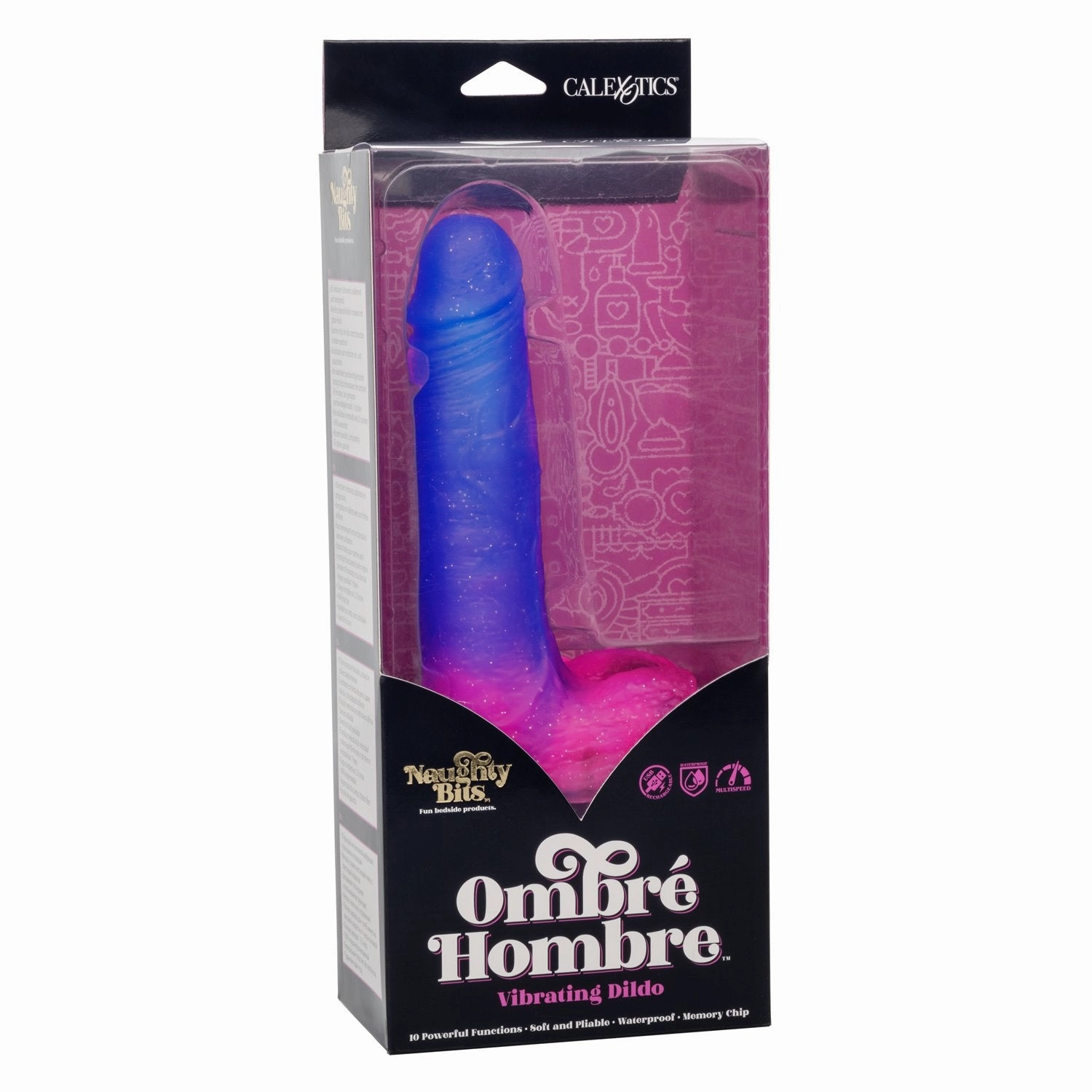 Naughty Bits Ombré Hombre Vibrating Dildo