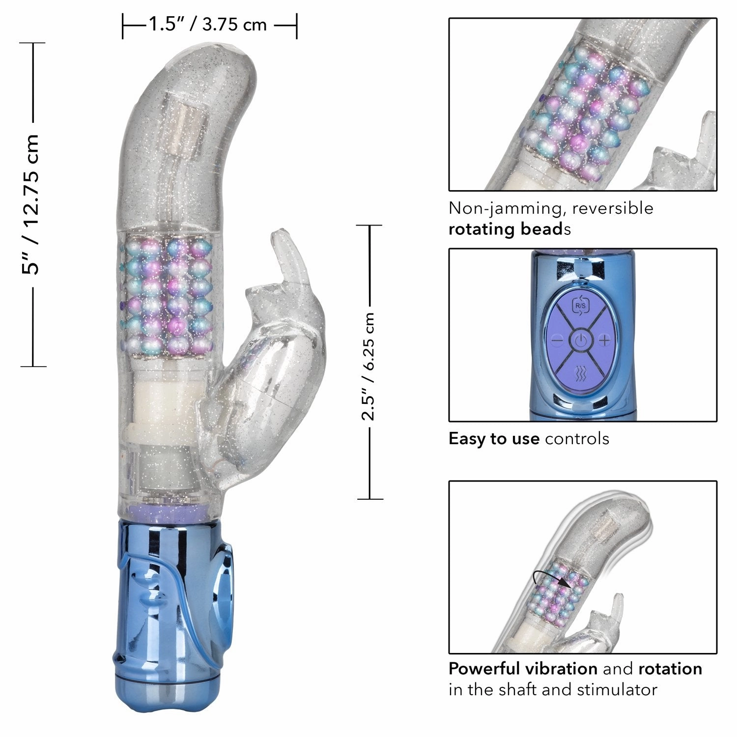 Naughty Bits Party in my Pants Jack Rabbit Vibrator