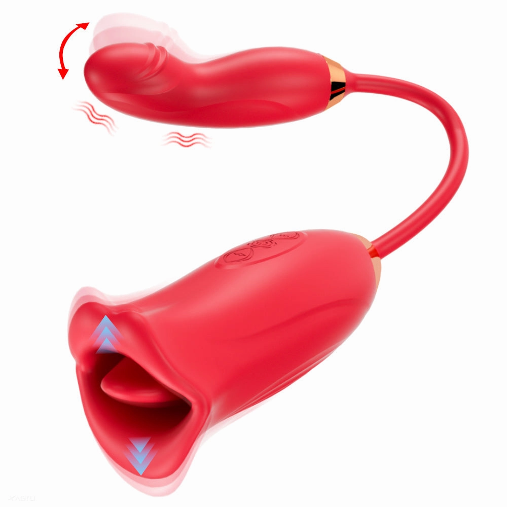 Nibbler Pro - Lip Biting Vibrator with Wiggle Finger Shaped Vibrator