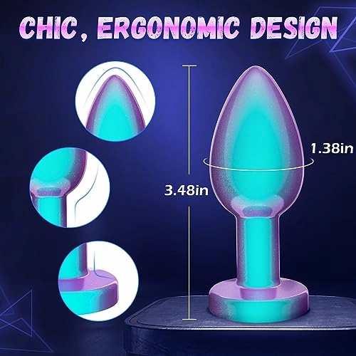 NobleSen - Vibrating Butt Plug with Metallic Finishing