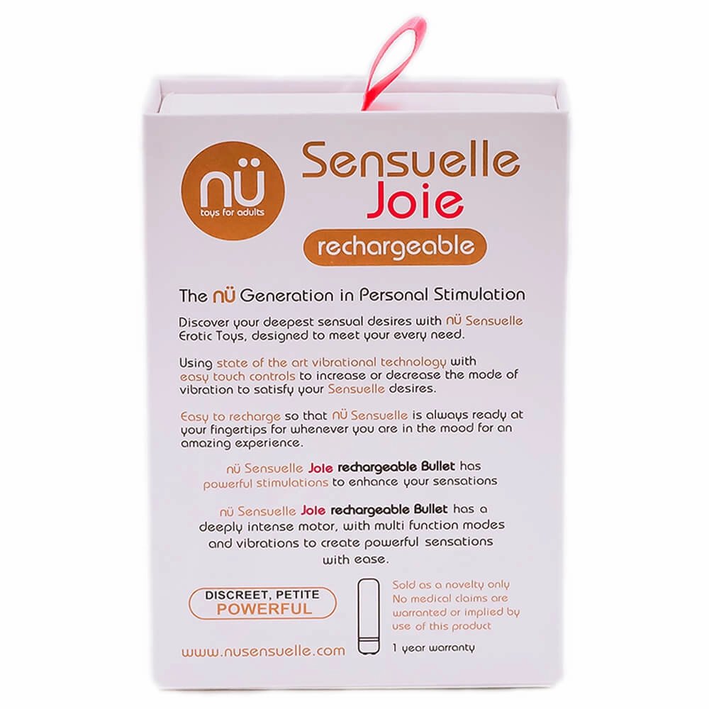 Nu Sensuelle Joie Rechargeable Silicone Bullet