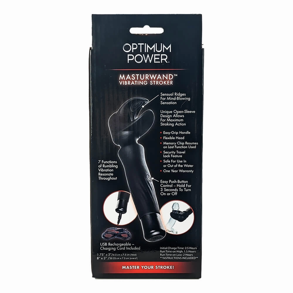 Optimum Power Masturwand Vibrating Stroker