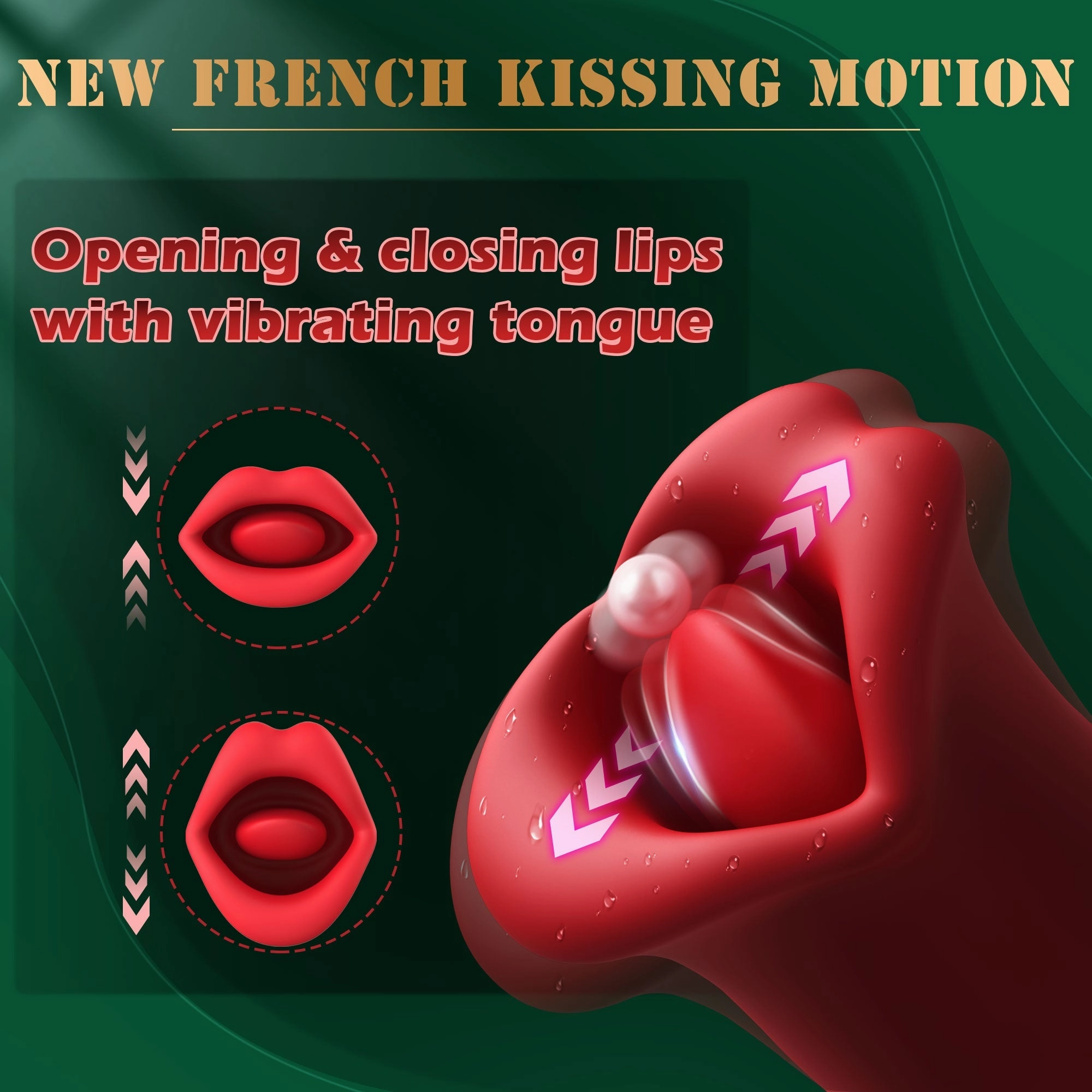 OralPro - Kissing Vibrator with Vibrating Tongue