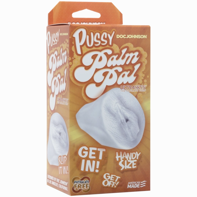 Palm Pal Pussy - Frosted Clear