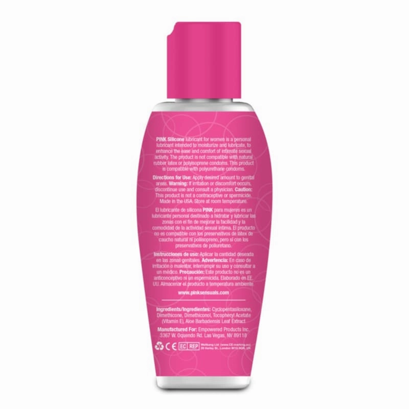 Pink - Silicone Lubricant - 2.8 Oz / 80 ml