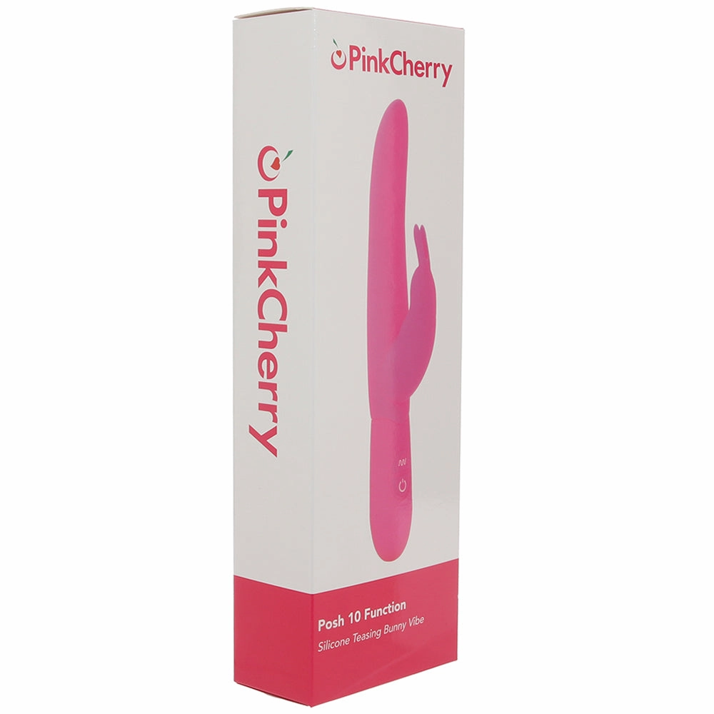 PinkCherry 10 Function Posh Silicone Teasing Bunny Vibrator