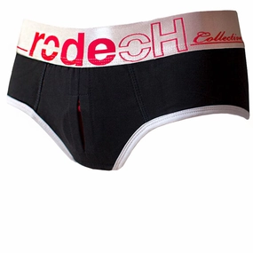 PKG Brief Harness - Black & Red - XXXS