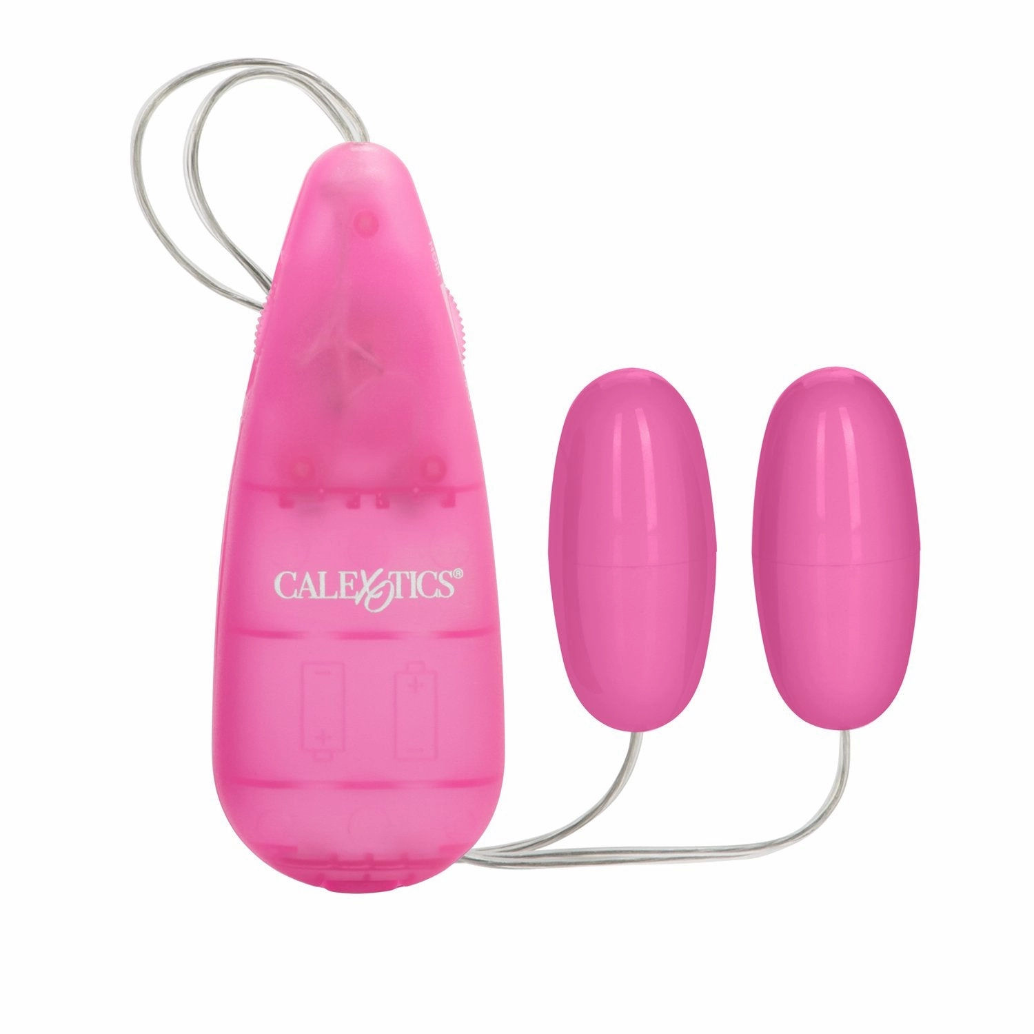 Pocket Exotics Vibrating Double Pink Bullets