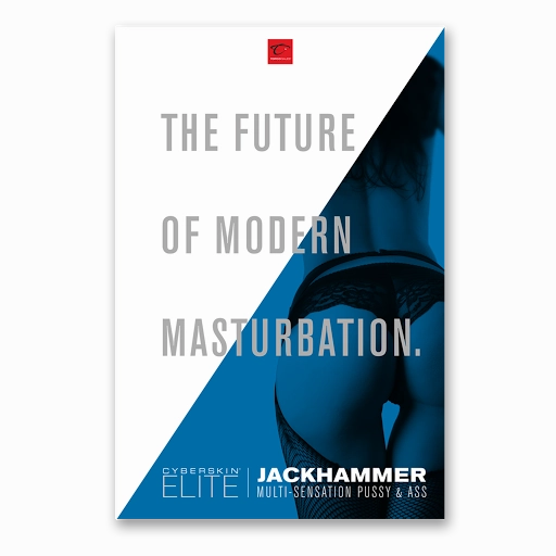 Poster CyberSkin Elite Jackhammer, 24 x 36 (Double Sided)