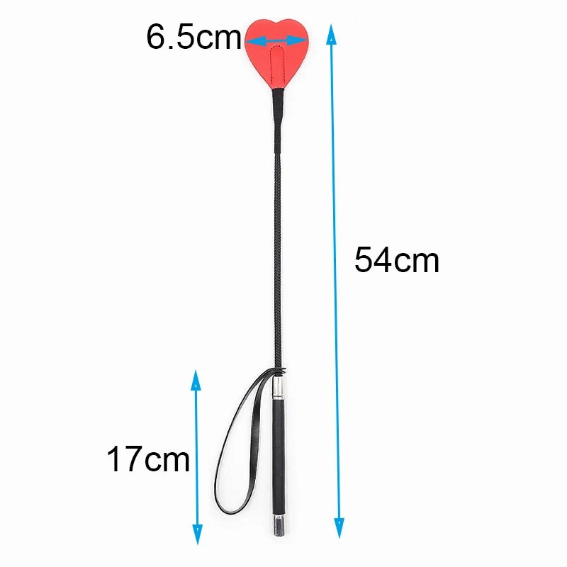 Premium Leather Bondage Whip Collection Cosplay Riding Flog Wrist Strap BDSM Play