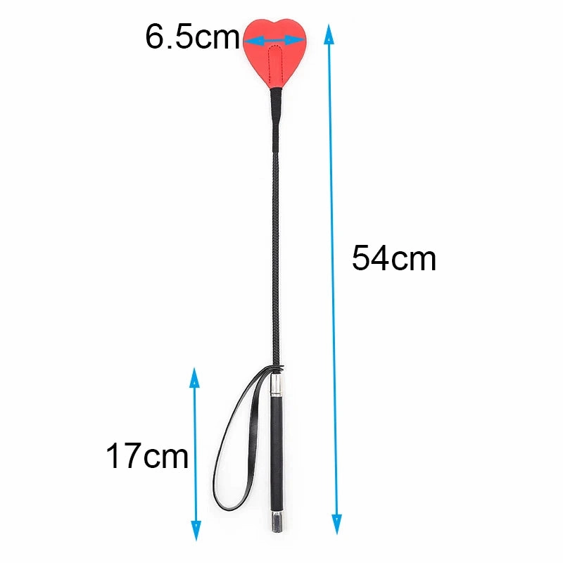 Premium Leather Bondage Whip Collection Cosplay Riding Flog Wrist Strap BDSM Play