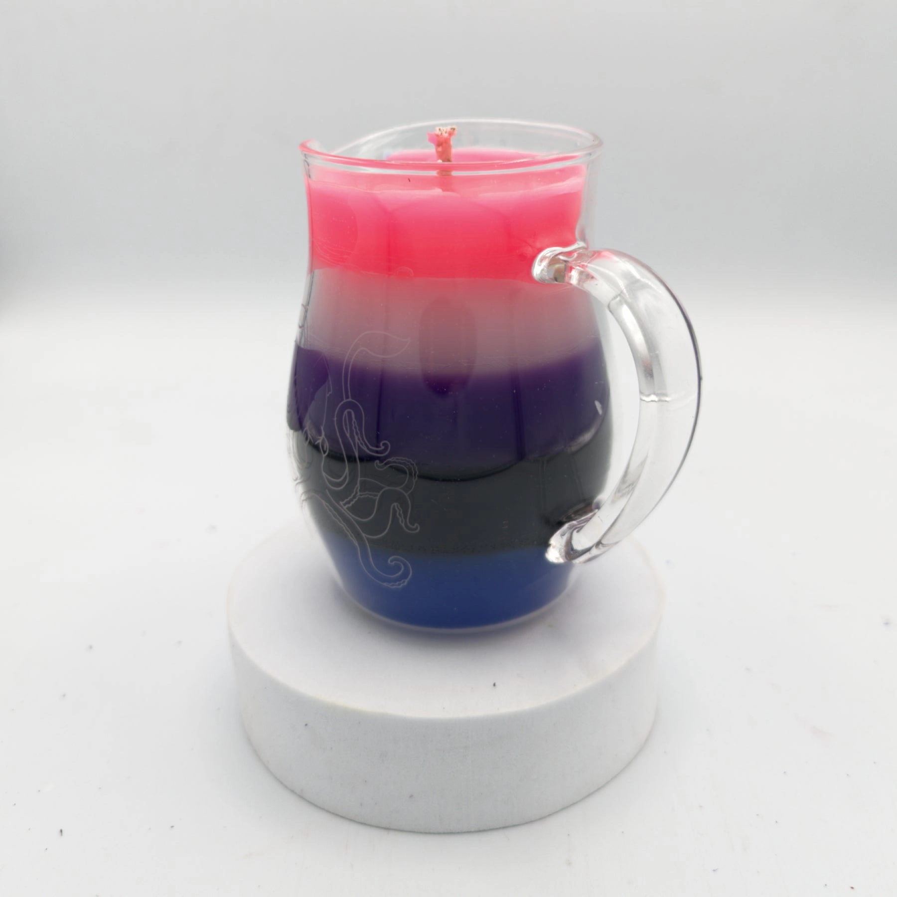 Pride flag in a Jar Wax Play Candle - Low Temp - Unscented - Pitcher Candle