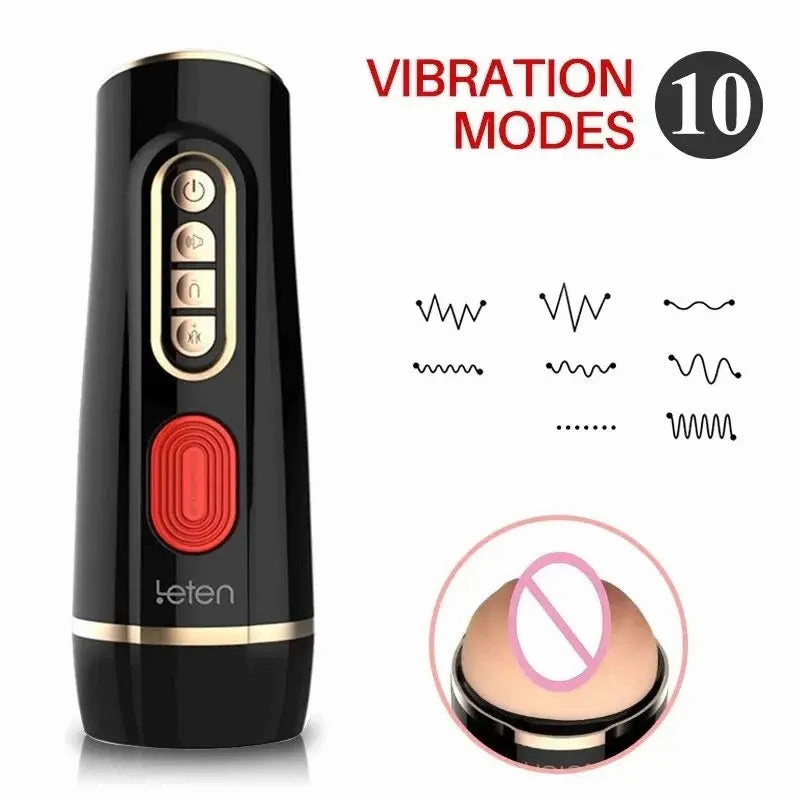 Quusvik - 10-Frequency Vibration Sucking Aircraft Cup toy