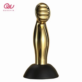 Quusvik Gold-Plated Wireless Prostate Massager with Remote - Deluxe Anal Plug