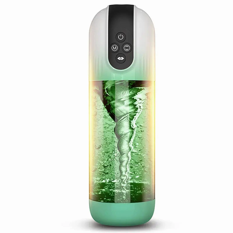Quusvik Male Tongue Licking & Rotating Suction Toy, Waterproof