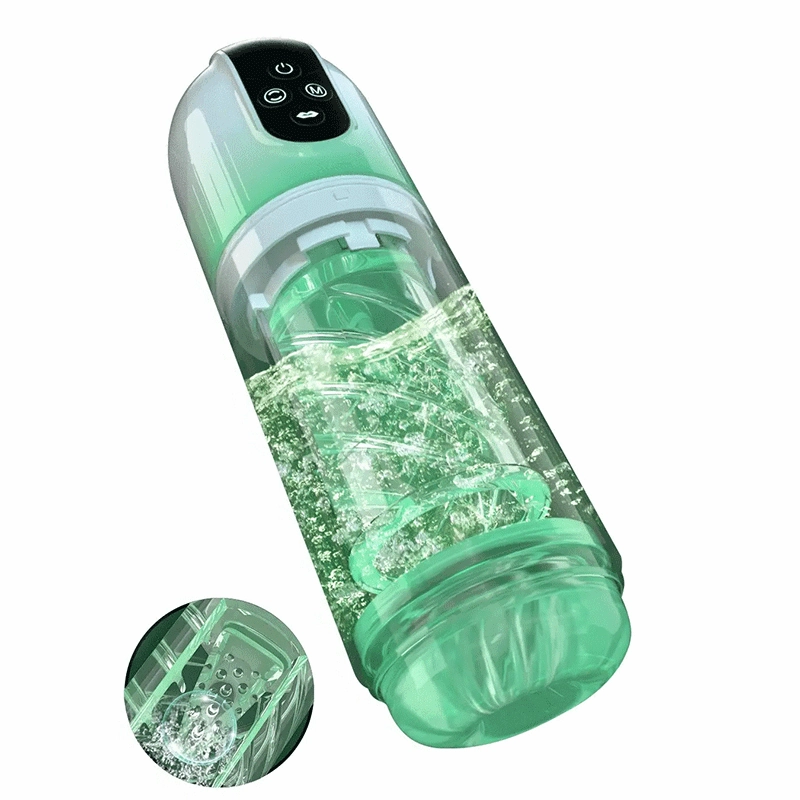 Quusvik Male Tongue Licking & Rotating Suction Toy, Waterproof