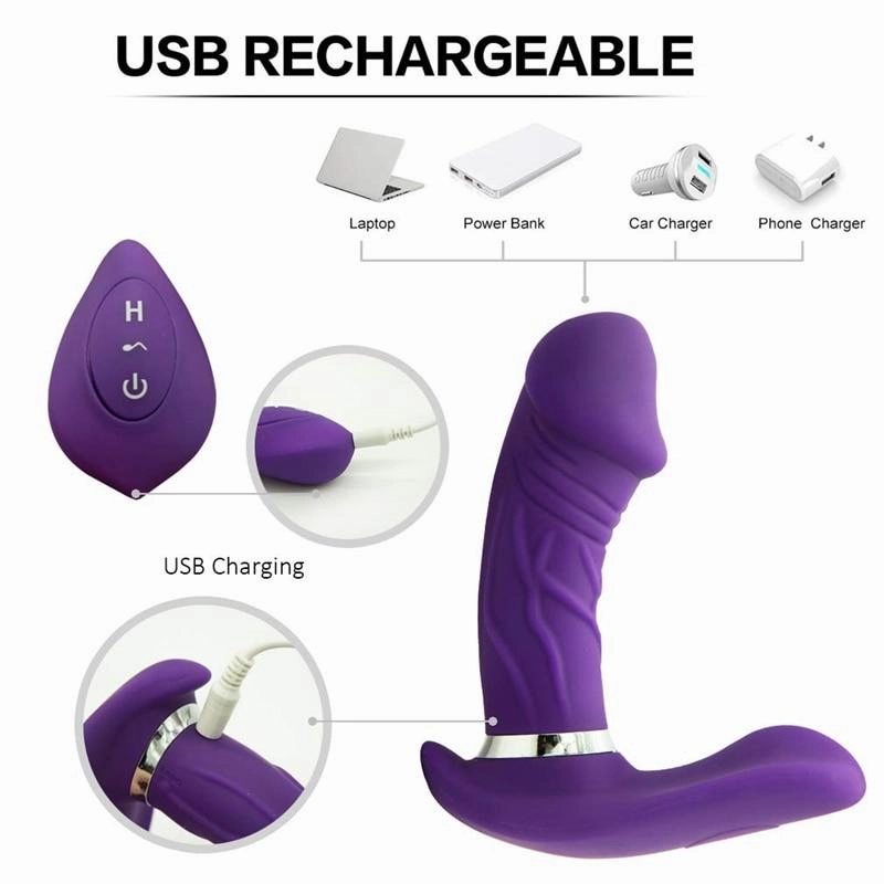 Remote Butterfly Dildo Vibrator