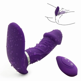 Remote Butterfly Dildo Vibrator