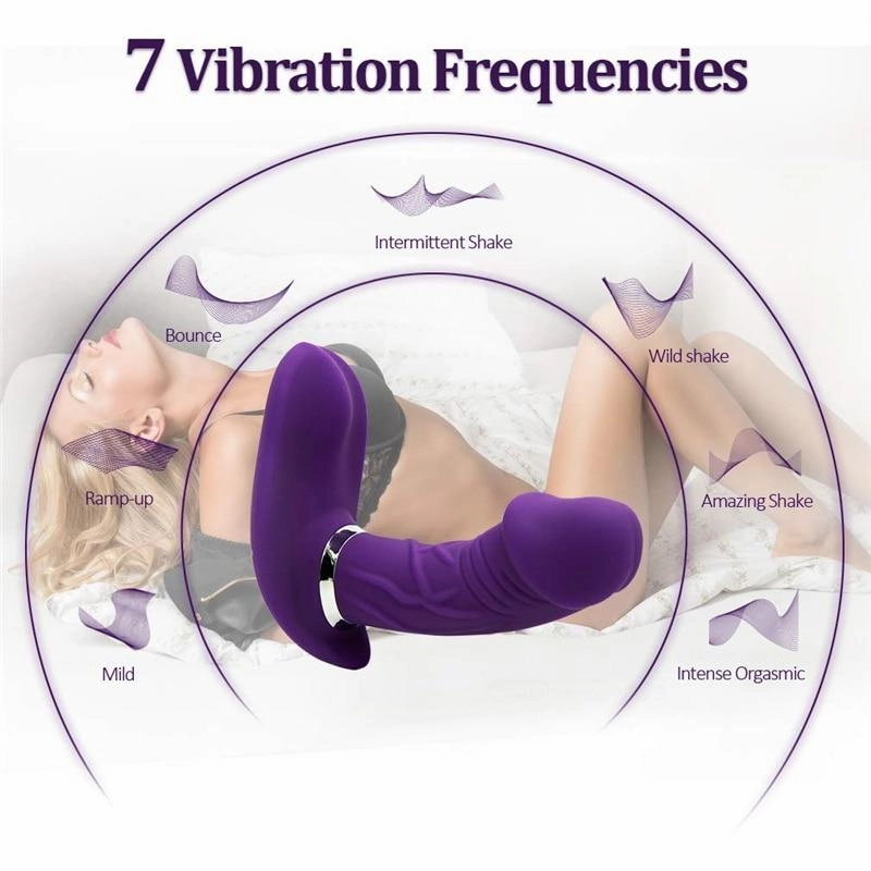 Remote Butterfly Dildo Vibrator