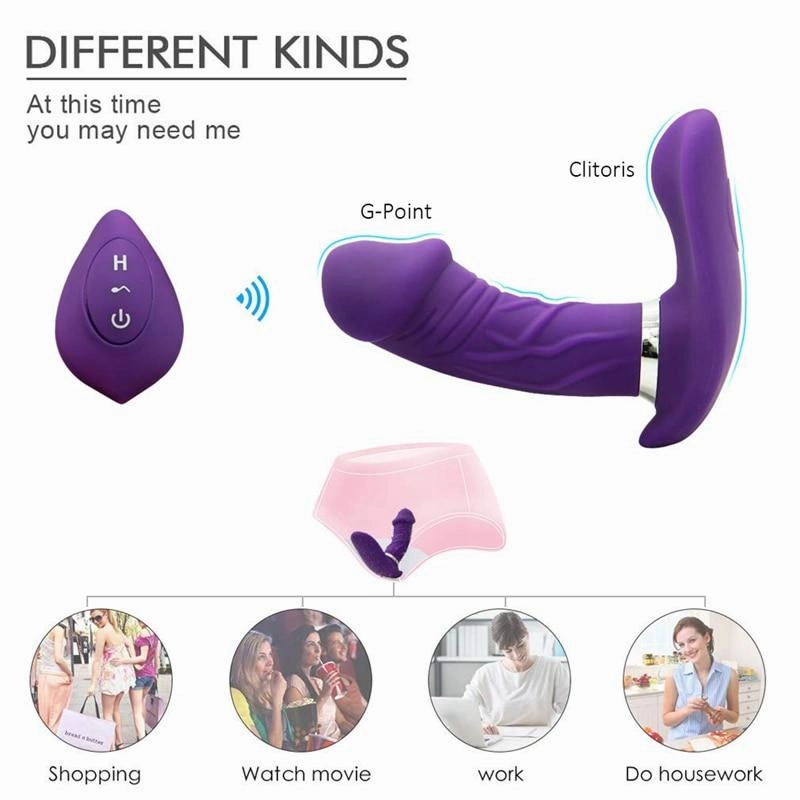 Remote Butterfly Dildo Vibrator