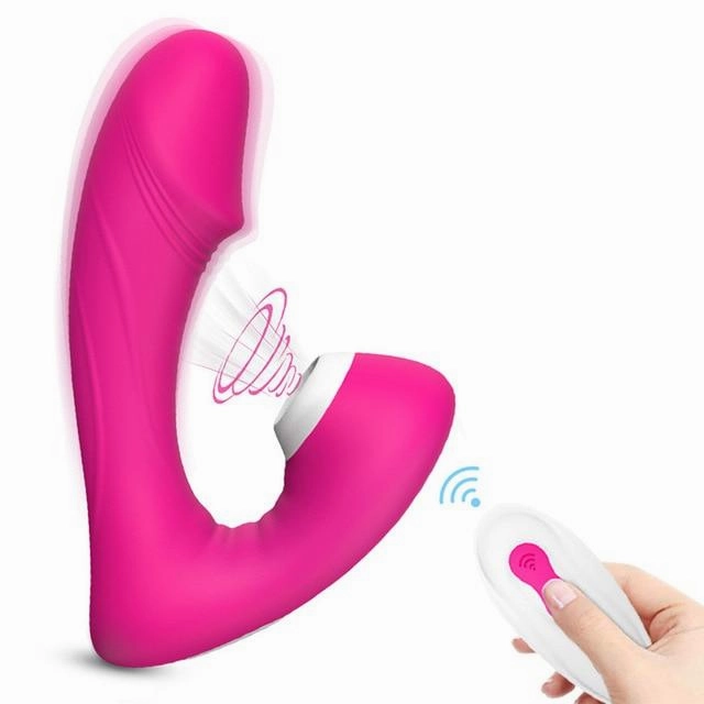Remote Control Sucker Vibrator