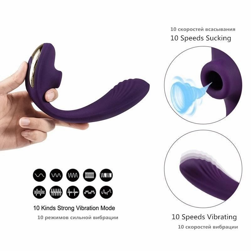 Remote Control Sucker Vibrator