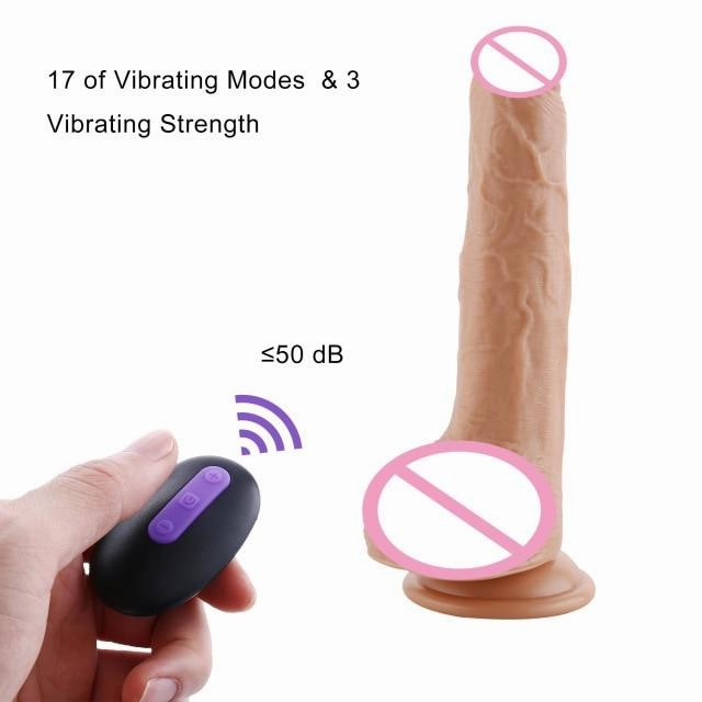 Remote Control Thrusting Dildo