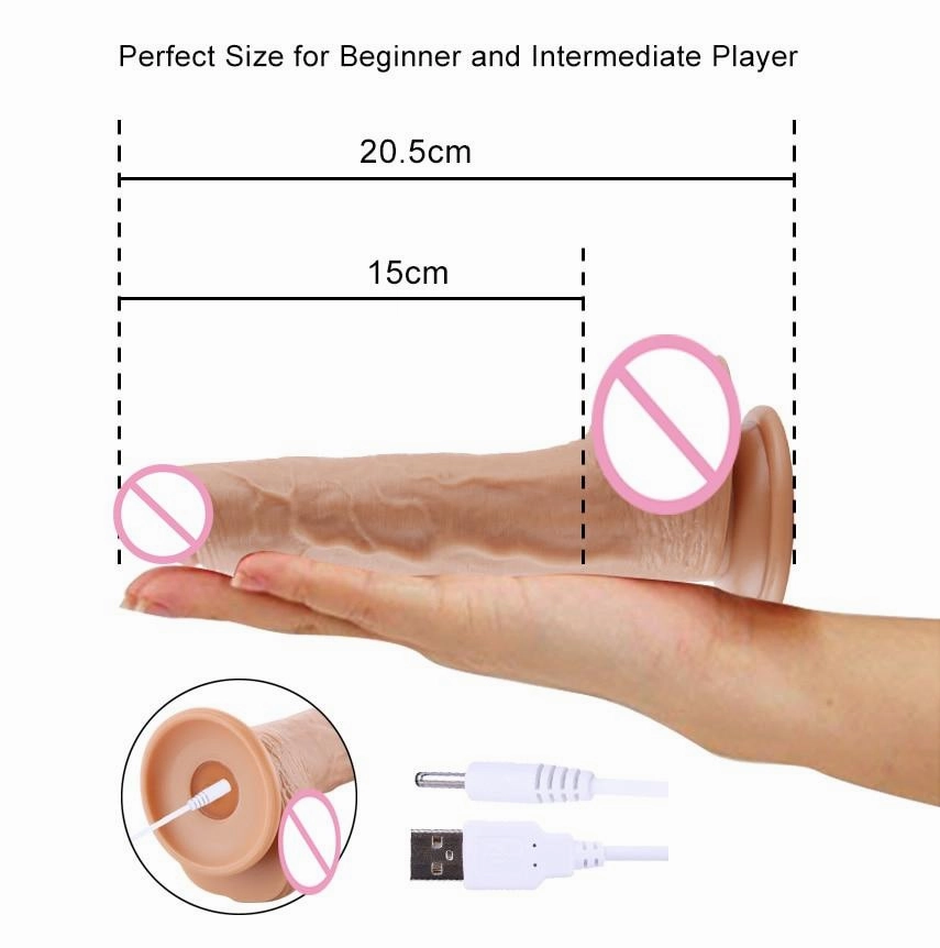 Remote Control Thrusting Dildo