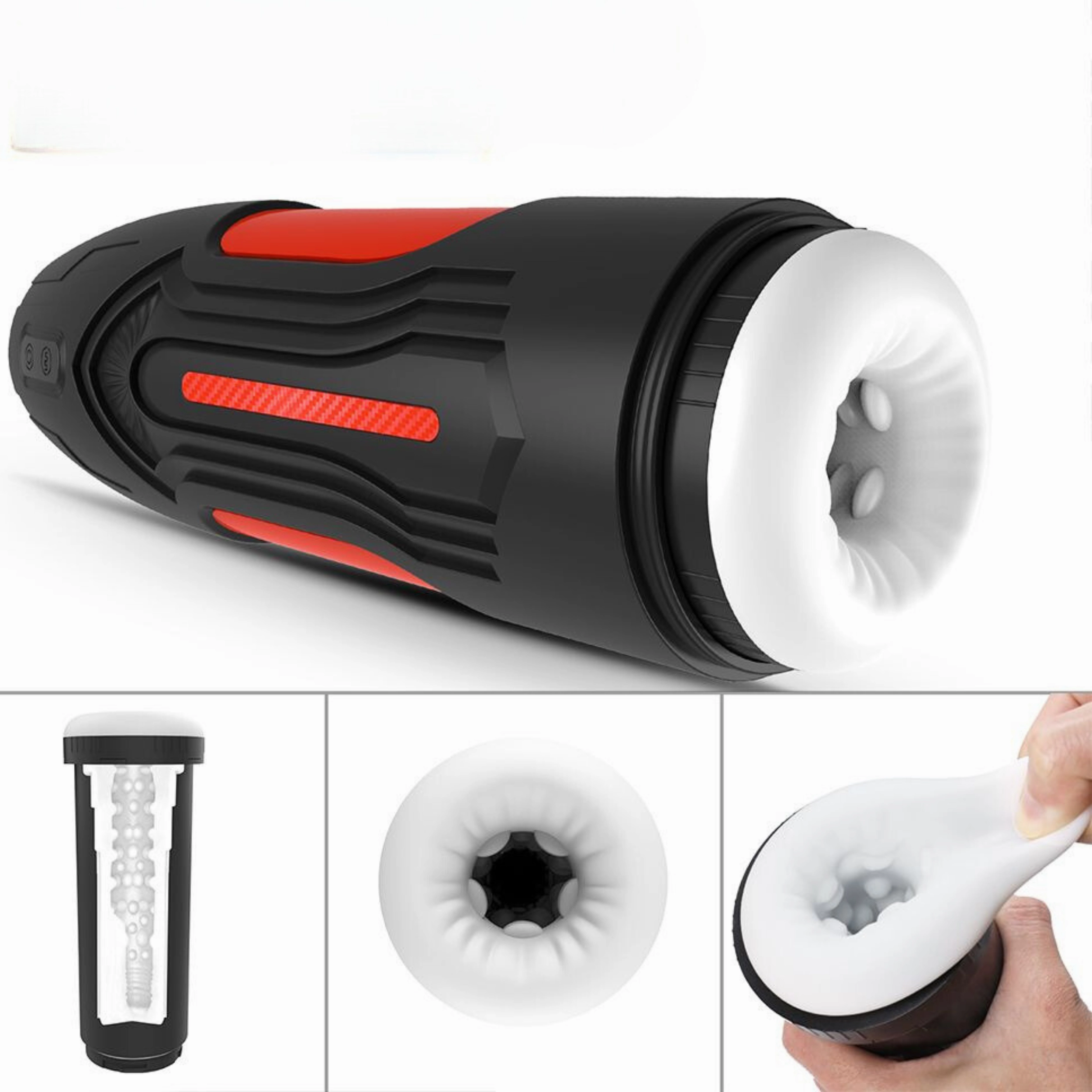 Robo Blow - Sucking and Vibrating Male Masturbator