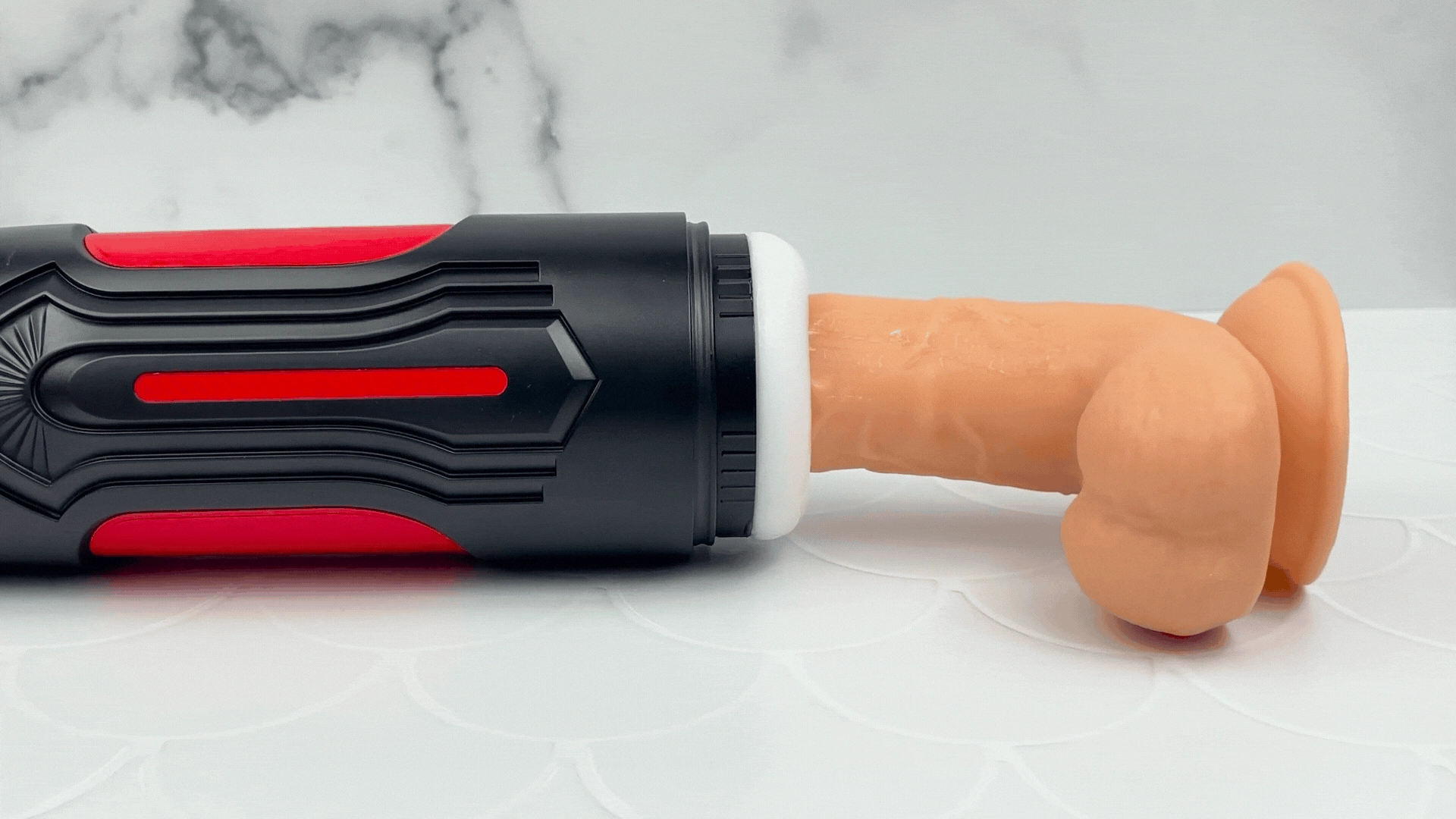 Robo Blow - Sucking and Vibrating Male Masturbator
