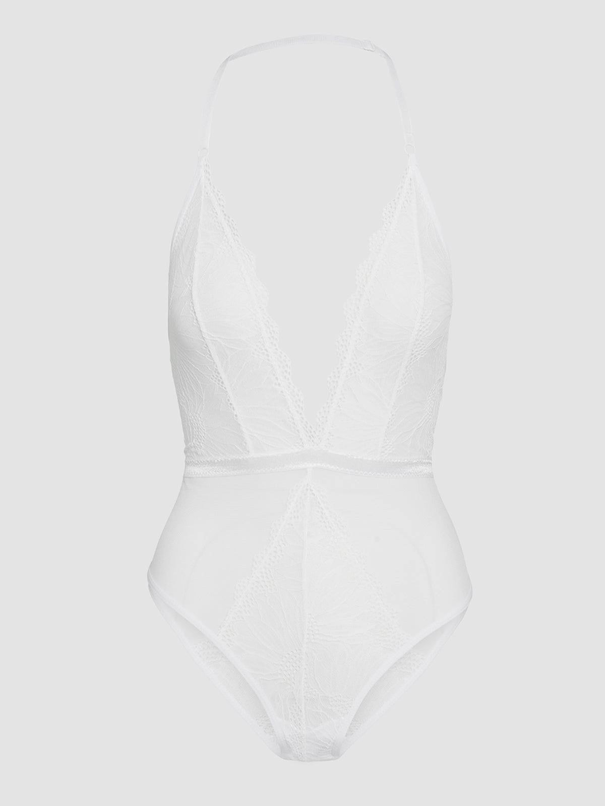 Saffron Floral Lace Teddy