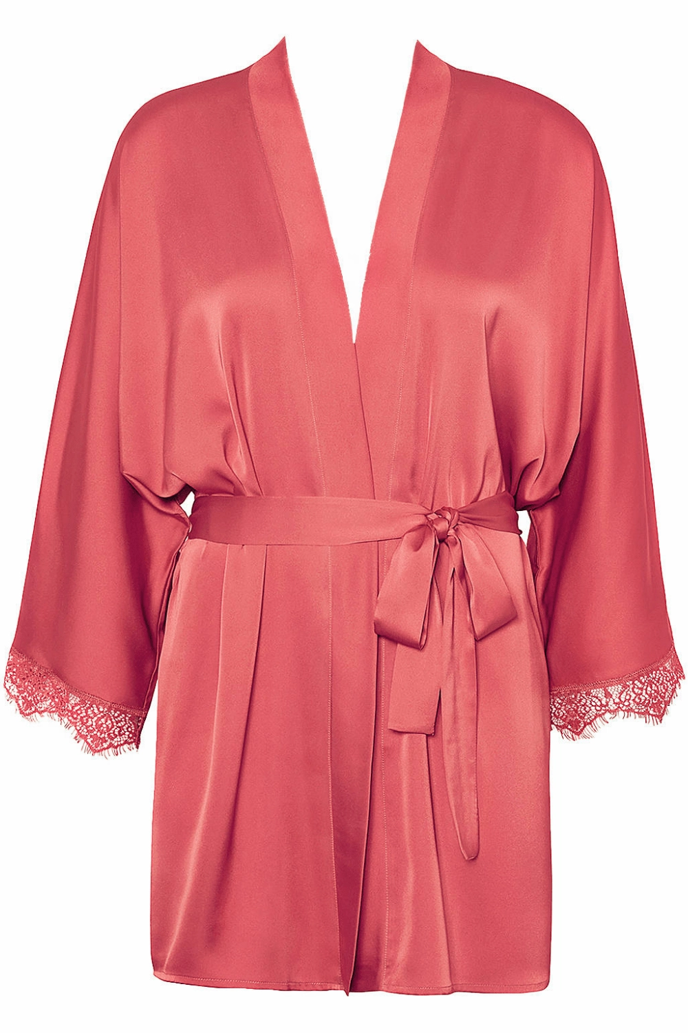 Satin Secrets Kimono Quartz Pink