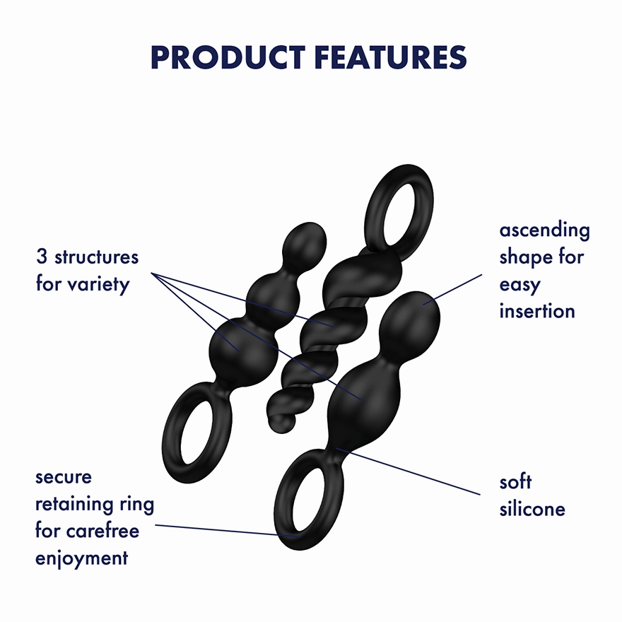 Satisfyer - Booty Call Anal Beads 3 Pieces