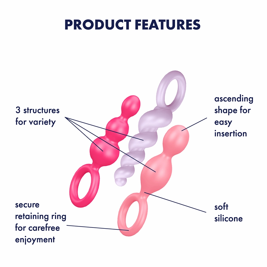 Satisfyer - Booty Call Anal Beads 3 Pieces