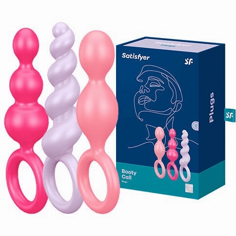 Satisfyer Booty Call Anal Plugs Coloured