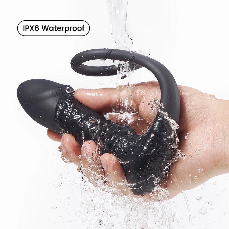 SEEKHEART Thrusting& Vibrating Silicone Anal Vibrator