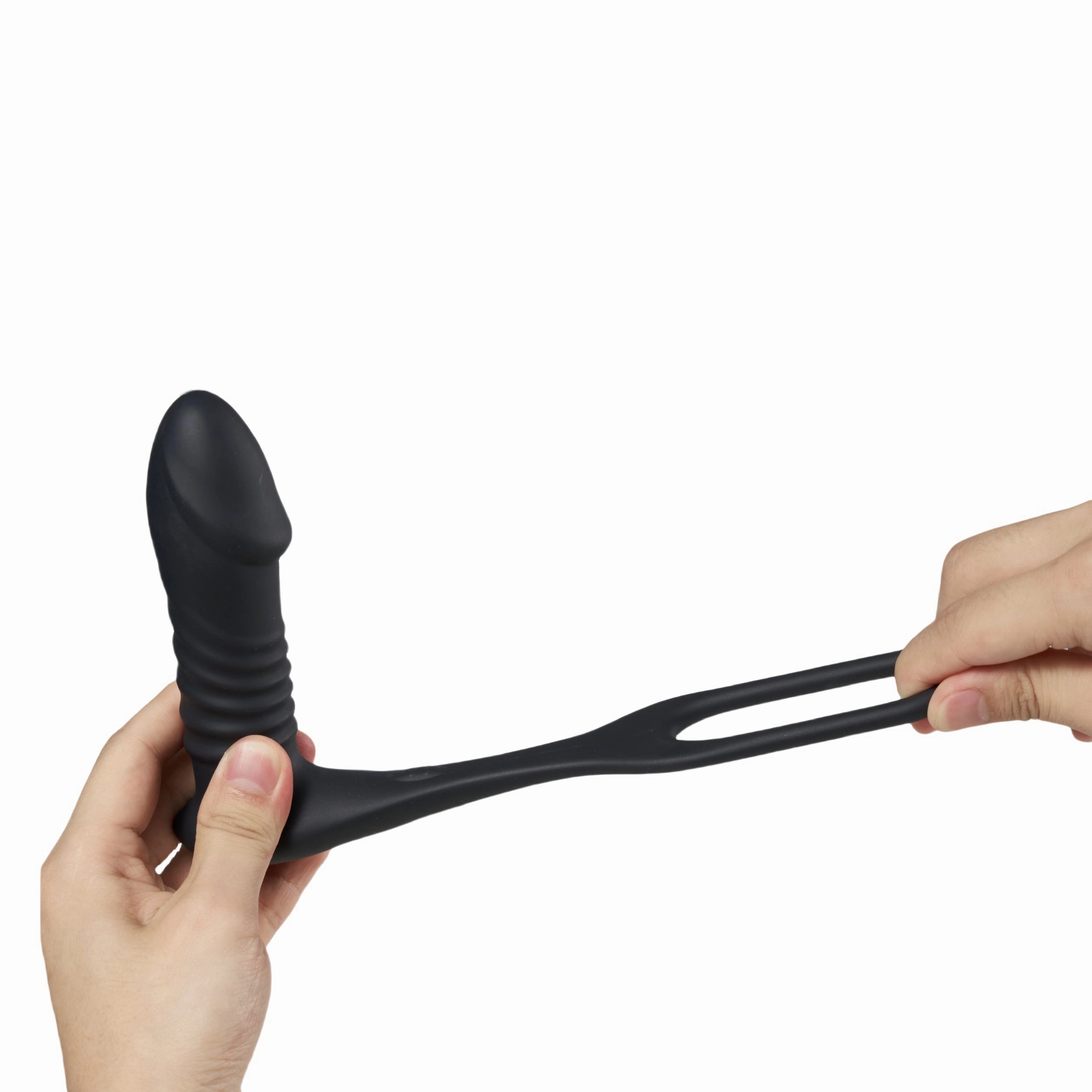 SEEKHEART Thrusting& Vibrating Silicone Anal Vibrator
