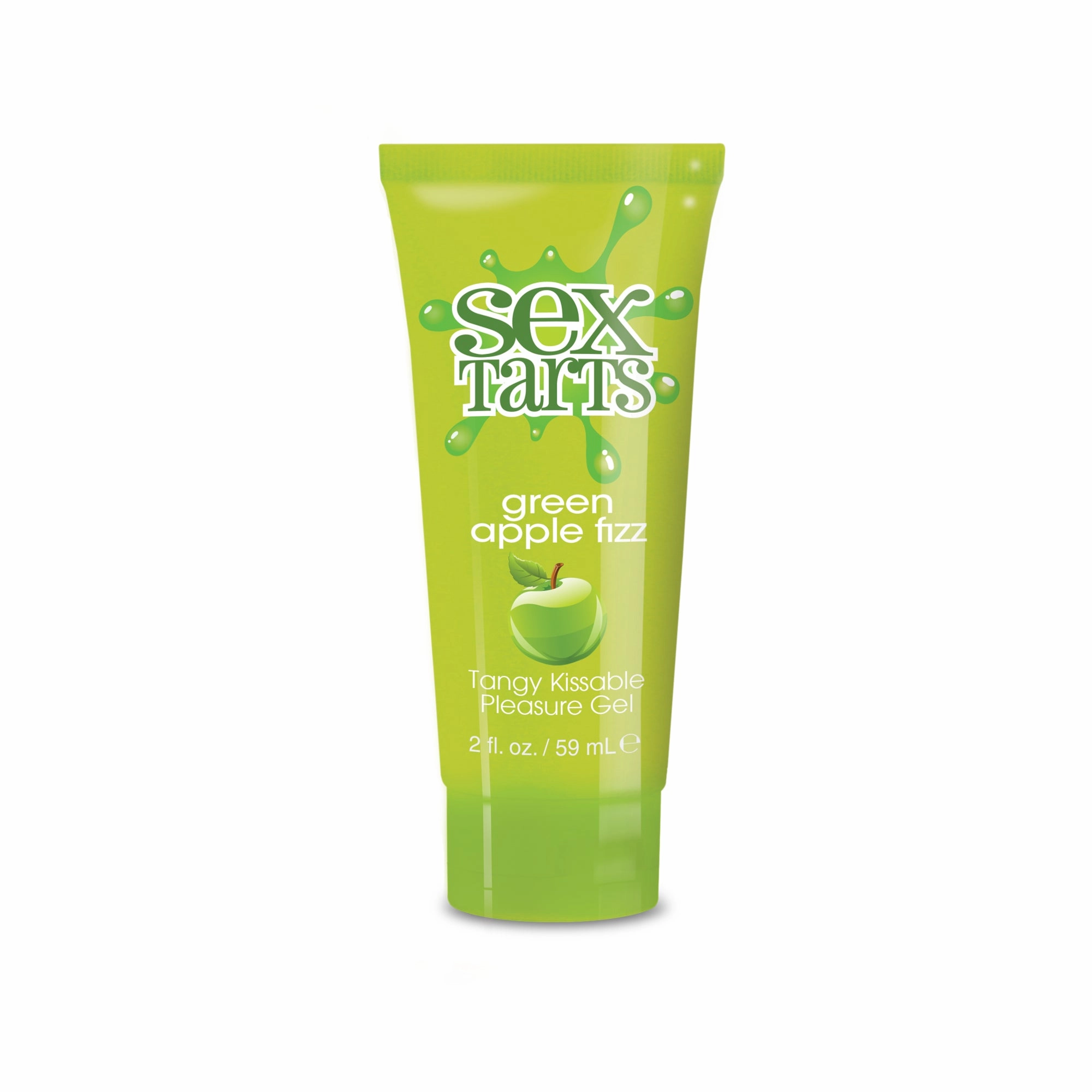 Sex Tarts Pleasure Gel, Green Apple Fizz, 2 fl. oz. (59 mL) Tube