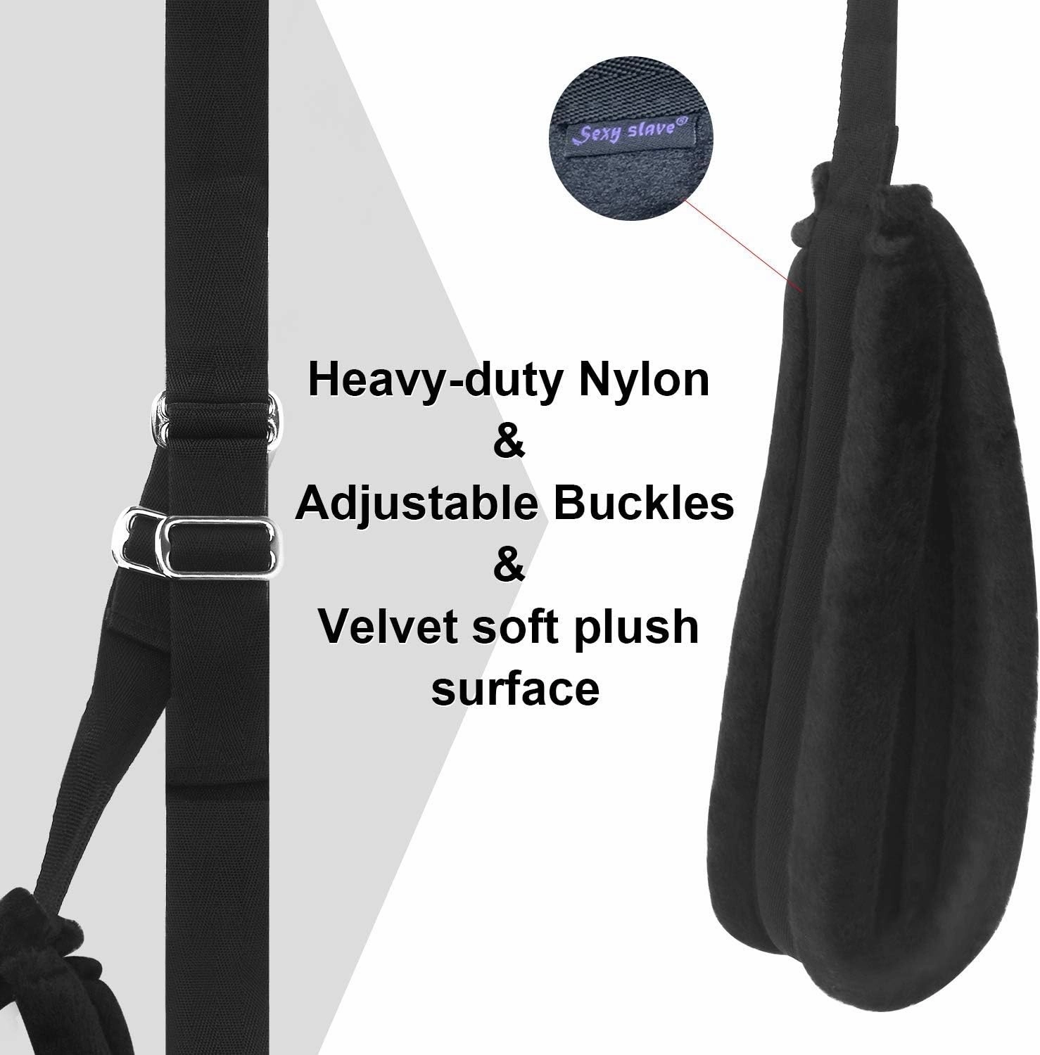 SEXY SLAVE Door Sex Swing with Seat – Adjustable Bondage Sling for Couples