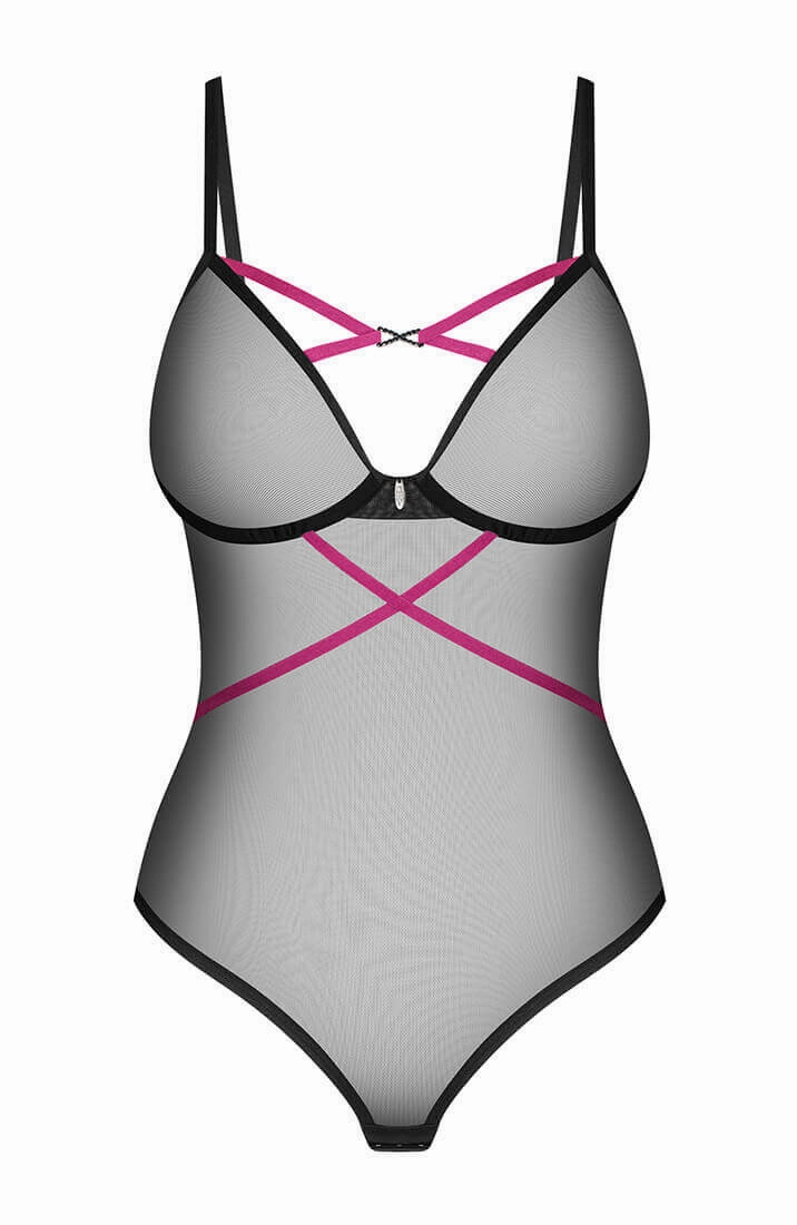 Sheer black lingerie bodysuit - In Love
