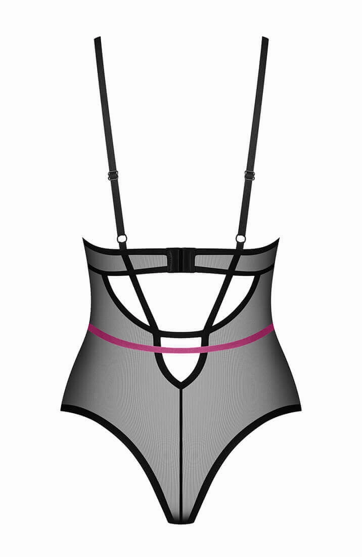 Sheer black lingerie bodysuit - In Love