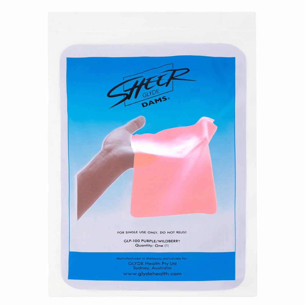 Sheer Glyde Dental Dam - Strawberry Flavour